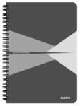 Leitz Caiet de birou LEITZ Office, PP, A4, cu spira, matematica - gri (L-44950085)