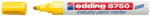 edding Marker permanent Edding 8750, cu vopsea, corp aluminiu, varf rotund, 2-4 mm, galben (ED87505)