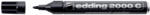 edding Marker permanent Edding 2000C, corp metalic, varf rotund, 1.5-3 mm, negru (ED20001) - siscom-papetarie