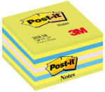 Post-it Notite adezive, Post-it, Lollipop, 76 x 76 mm, neon multicolor, 450 file (3M110132)