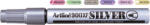 Artline Marker cu vopsea ARTLINE 900XF, corp metalic, varf rotund 2.3mm - argintiu (EK-900XF-SV) - siscom-papetarie