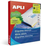 APLI Etichete autoadezive Apli, A4, 210 x 297 mm, 100 bucati, 100 coli top (AL11817)