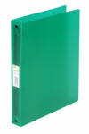 Q-CONNECT Caiet mecanic 4 inele - D25mm, coperti flexibile PP, Q-Connect - verde transparent (KF02906) - siscom-papetarie