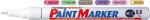 Artline Marker cu vopsea ARTLINE 444XF, corp metalic, varf rotund 0.8mm - alb (EK-444XF-WH) - siscom-papetarie
