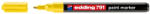 edding Marker permanent Edding 791, cu vopsea, corp plastic, varf rotund , 1-2 mm, galben (ED7915) - siscom-papetarie