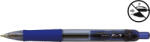 PENAC Pix cu gel PENAC FX-7, rubber grip, 0.7mm, corp transparent albastru - scriere albastra (P-BA2001-03) - siscom-papetarie