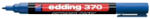 edding Marker permanent Edding 370, corp plastic, varf rotund, 1 mm, albastru (ED3703)