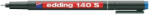 edding Marker permanent Edding OHP 140S, corp plastic, varf rotund, 0.3 mm, albastru (ED1403) - siscom-papetarie