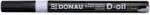 DONAU Marker permanent cu vopsea Donau, varf rotund, 2.2 mm, alb (DN101203)