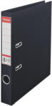 Esselte Biblioraft A4, plastifiat PP PP, margine metalica, 50 mm, ESSELTE No. 1 Power - negru vivida (ES-811470)
