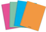 Aurora Caiet cu spirala, A4, 60 file - 80g mp, coperta PP transparent color, AURORA - dictando (2960PPT)