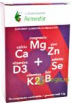 Remedia Ca + Mg + Zn +D3 + Seleniu 30cpr masticabile