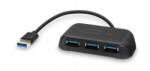 SPEEDLINK Snappy EVO 4 portos USB 3.0 Hub fekete (SL-140106-BK)