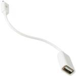 Somogyi Elektronic Home SA 044 microUSB OTG kábel, USB-A aljzat, microUSB-B dugó, 2, 1A, 16cm, 480 Mbps