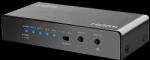 LogiLink HDMI kapcsoló, 2x2 portos, kétirányú, 4K/60 Hz, EDID, HDCP, HDR, leskálázó (HD0039)