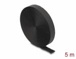  Öntapadós szalag feltekercselve övvel Hx 5 m, Sz 20 mm fekete színű (19112)
