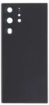  tel-szalk-1929703644 Samsung Galaxy S22 Ultra 5G fekete Akkufedél hátlap - kamera lencse burkolati elem ragasztóval (tel-szalk-1929703644)