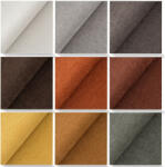  Comfort me, magas kopásállóságú, puha felületű, lángmentes bútorszövet 24 különböző színben