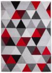  Barcelona B430A_FMF64 piros-szürke geometriai mintás szőnyeg 160x230 cm