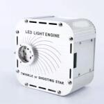 24LED Iluminator fibra LED 27 W, cu telecomanda IR cu 24 de taste si roata sclipitoare; intrare AC100-240V