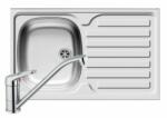 Pyramis SET INTL 1B 1D SM ST + ACCEL Pyramis Chiuveta Inox INTERNATIONAL 800mm*500mm Essential + Baterie Bucatarie Accel (604)