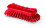 IGEAX élelmiszeripari ergonómikus kézi súroló kefe piros 0, 5mm közepes sörtével (1001RM) - alphadenthigienia