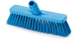 IGEAX élelmiszeripari tolóseprű, partvis fej, 30 cm, 0, 5mm közepes sörtével, kék (1038BM) - alphadenthigienia