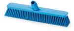 IGEAX élelmiszeripari tolóseprű, partvis fej, 45cm, 0, 3mm puha sörtével, kék (1009BS) - alphadenthigienia
