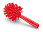 IGEAX élelmiszeripari csőtisztító kefe, menetes nyélhez, 90mm piros (1033RT) - alphadenthigienia