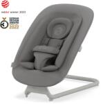 Cybex Balansoar tip bouncer Cybex Lemo Suede Grey cu spatar reglabil, recomandat de la nastere pana la 15kg (521003255/522000519) Sezlong balansoar bebelusi