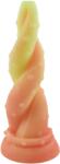 STD Dildo No. 3 Fantasy Beasts, Silicon Premium, Portocaliu/Galben, 21.5 cm