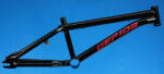 Gepida BMX kerékpár váz, 20-as kerékméret, 10 col, acél, fekete