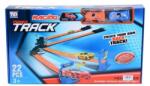 Magic Toys Speed Track 22db-os versenypálya szett kereszteződéssel és 2db hátrahúzható kisautóval 1/64 MKK583377