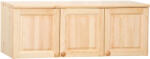 Möbelstar 263 - 3 ajtós natúr fenyő szekrény magasító - matracwebaruhaz