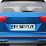 MEGA DRIVE Suport Numar Inmatriculare Mega Drive Chrome 1 Buc