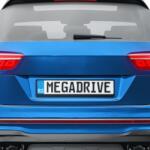 MEGA DRIVE Suport Numar Inmatriculare Mega Drive Rigleta Tip 2 Set 2 Buc