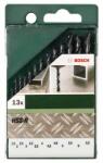 Bosch Set burghie pentru metal HSS-R, DIN 338, 13 buc. 1, 5- 2, 0- 2, 5- 3, 0- 3, 2- 3, 5- 4, 0- 4, 5- 4, 8- 5, 0- 5, 5- 6, 0- 6, 5 mm - Cod produc - 2609255031 (2609255031) Burghiu