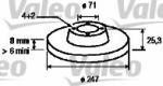 VALEO Disc frana PEUGEOT 306 (7B, N3, N5) (1993 - 2003) VALEO 186416