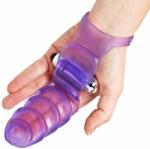 Frisky Double Finger Banger Vibrating G-Spot Glove Purple Vibrator