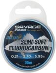 Savage Gear Fir inaintas SAVAGE GEAR Semi-Soft Leader Fluorocarbon, 30m, 0.32mm, 5.51kg (A.SG.74486)