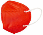  KN95 FFP2 maszk szájmaszk színes - piros (egyesével csomagolva)