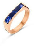 Victoria rose gold színű kék mintás gyűrű (VBNAL22958) - eking