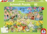 Schmidt Spiele - Puzzle Mica mea fermă 60 - 40 - 99 piese Puzzle