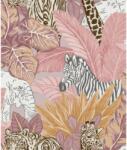 Noordwand Tapet Good Vibes Jungle Animals, roz și portocaliu GV24280 (440441)