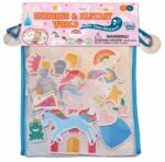 Kensho Buddy & Barney: Lipește de faianță! , jucărie de baie - Unicorni și prințese (BB050)