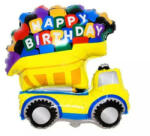  Fólia lufi - Happy Birthday teherautó