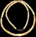  Colier Opal de Foc Natural Disc 1, 5-4 x 4-7 mm - Accesorii Gold Filled