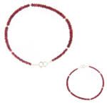  Bratara Rubin Natural Disc 1, 4-2 x 2, 5-3 mm - Diametru 54 mm - Accesorii Argint 925