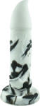 STD Dildo No. 21 Fantasy Beasts, Silicon Premium, Alb/Negru, 21 cm