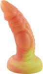 STD Dildo No. 17 Fantasy Beasts, Silicon Premium, Portocaliu/Galben, 18.5 cm